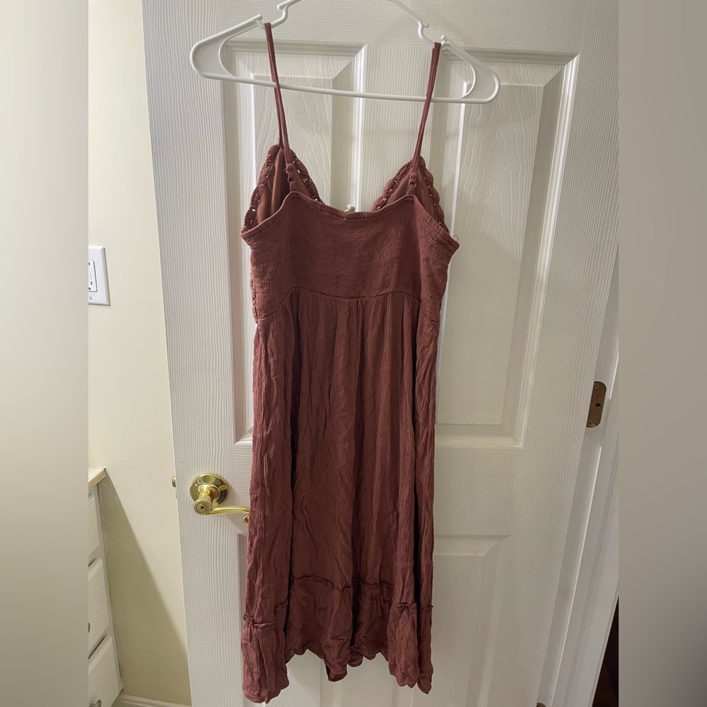 Blush Maxi Dress in Rust Brown - Picture 3 of 3
